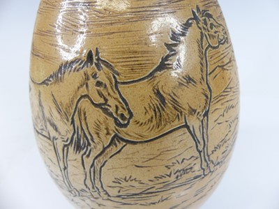 Lot 2055 - Hannah Barlow (1851-1916) for Doulton Lambeth -...