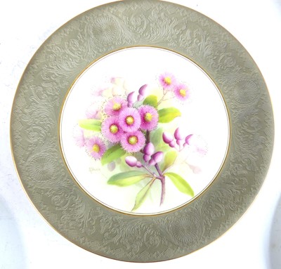 Lot 2056 - A Royal Worcester Australian Flower series...