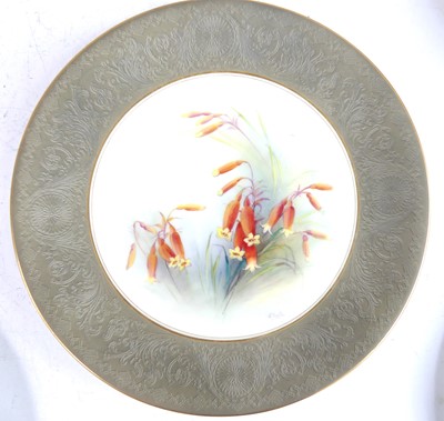 Lot 2056 - A Royal Worcester Australian Flower series...