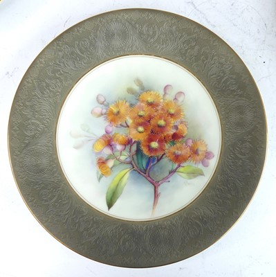 Lot 2056 - A Royal Worcester Australian Flower series...