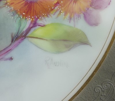 Lot 2056 - A Royal Worcester Australian Flower series...