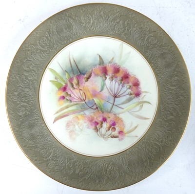 Lot 2056 - A Royal Worcester Australian Flower series...