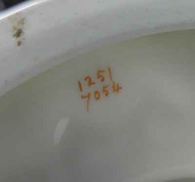 Lot 2040 - An Edwardian Royal Crown Derby twin handled...