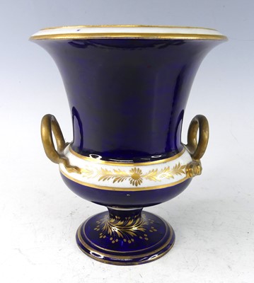 Lot 2038 - An early 19th century Derby porcelain campagna...