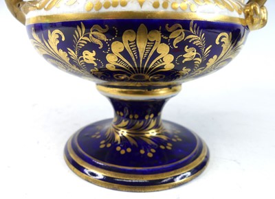 Lot 2038 - An early 19th century Derby porcelain campagna...