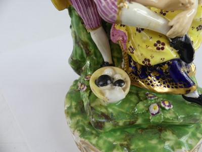 Lot 2046 - A Crown Derby porcelain figure group 'the...