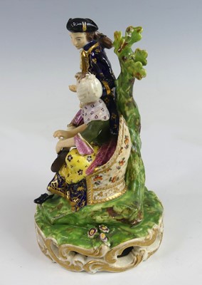 Lot 2046 - A Crown Derby porcelain figure group 'the...