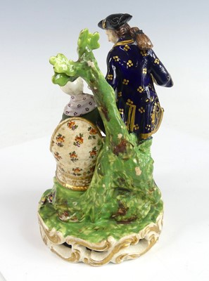 Lot 2046 - A Crown Derby porcelain figure group 'the...