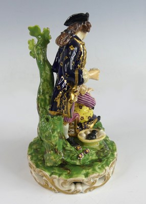 Lot 2046 - A Crown Derby porcelain figure group 'the...