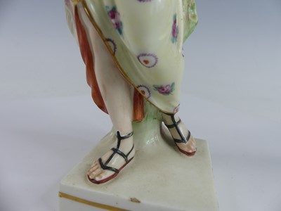 Lot 2048 - A late 18th century Derby porcelain figure...