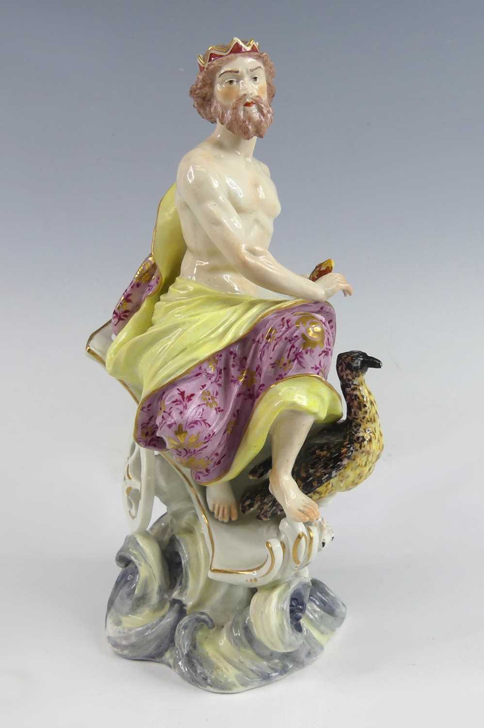 Lot 2051 - A late 18th century porcelain figure of...