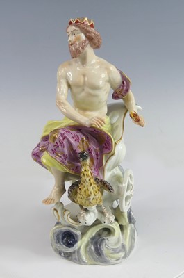 Lot 2051 - A late 18th century porcelain figure of...