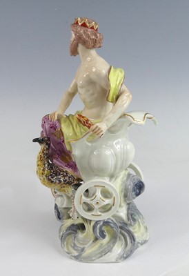Lot 2051 - A late 18th century porcelain figure of...