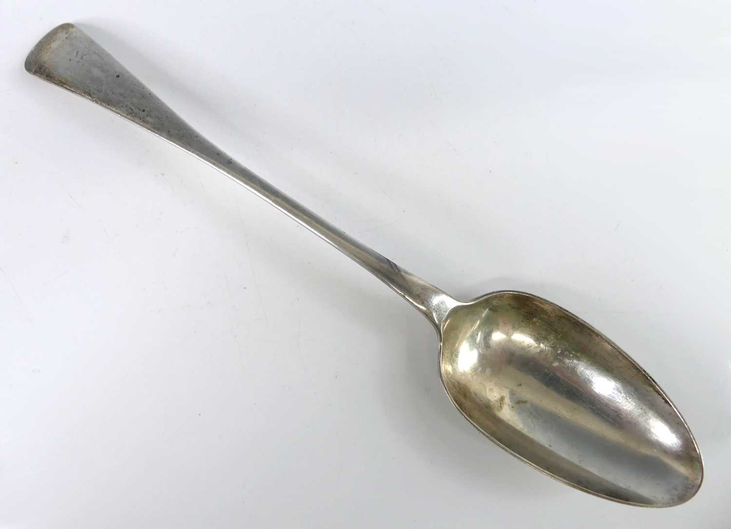 Lot 2088 - An Edwardian silver serving spoon, in the Old...