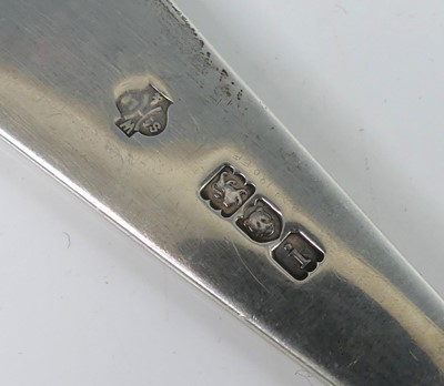 Lot 2088 - An Edwardian silver serving spoon, in the Old...