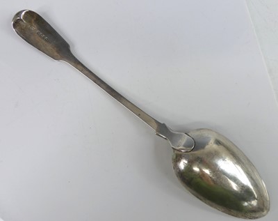 Lot 2087 - A William IV silver serving spoon, in the...
