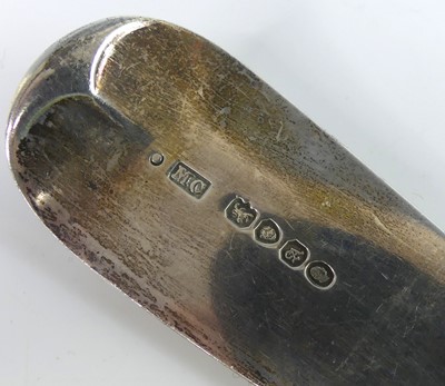 Lot 2087 - A William IV silver serving spoon, in the...