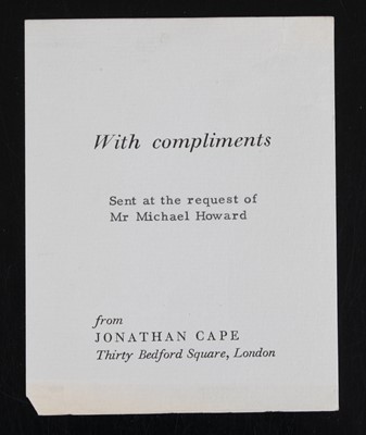 Lot 2027 - Fleming, Ian: Goldfinger, 1959 Uncorrected...