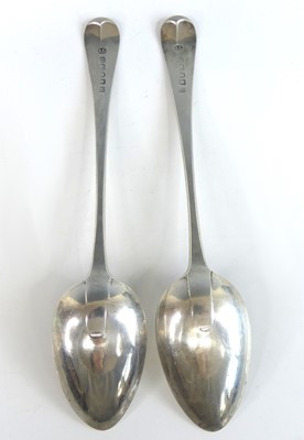 Lot 2077 - A pair of George III Newcastle silver...