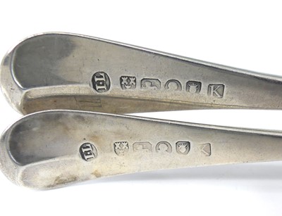 Lot 2077 - A pair of George III Newcastle silver...
