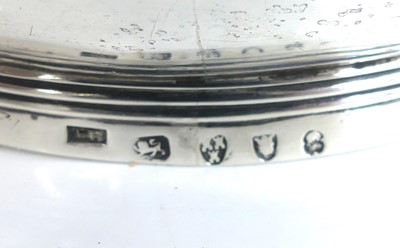 Lot 2075 - A George III Newcastle silver twin handled...