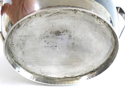 Lot 2075 - A George III Newcastle silver twin handled...