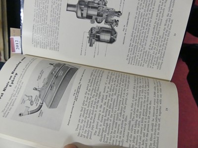 Lot 2012 - Lagonda: 4 1/2 Litre Instruction Book, bound...