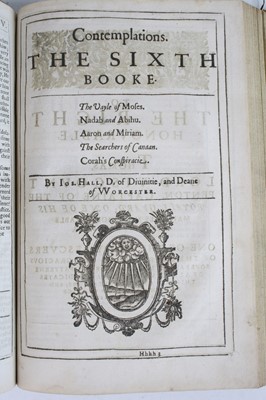 Lot 2002 - Hall, Joseph: The Works Of Joseph Hall Doctor...