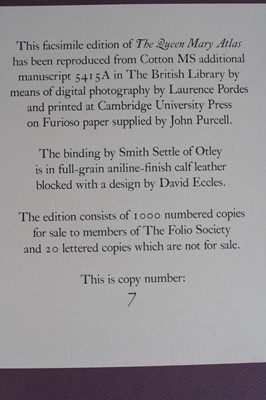 Lot 2019 - The Queen Mary Atlas. 2005, London: The Folio...