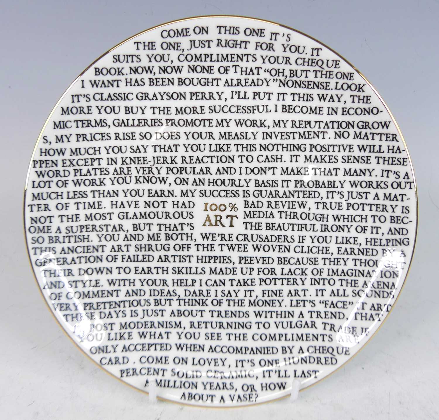 Lot 66 - Grayson Perry (British, b.1960) - 100% Art,...