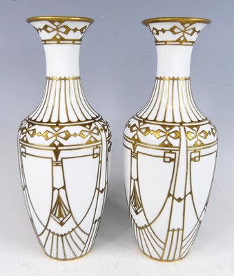Lot 1 - A pair of circa 1900 Austrian Secessionist...