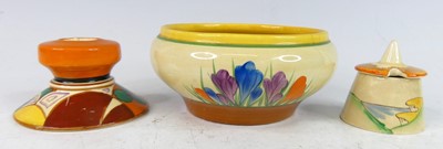 Lot 5 - A collection of various 1930s Clarice Cliff...