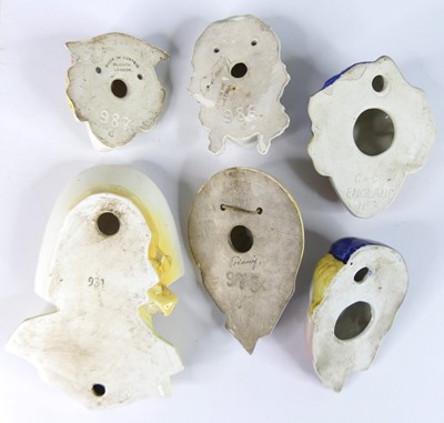 Lot 30 - A collection of six various miniature glazed...