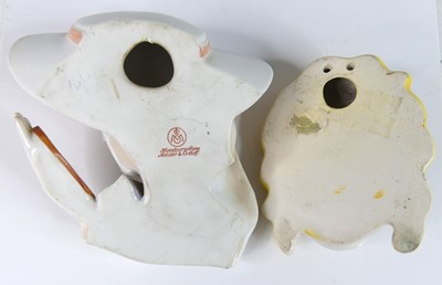 Lot 25 - Metzler & Ortloff - a porcelain wall mask,...