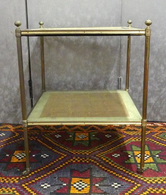 Lot 452 - A pair of mid-20th century French gilt brass...