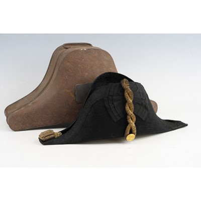 Lot 209 - A WW I period Naval Officer's bicorn or cocked...