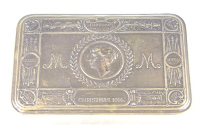 Lot 20 - A WW I Princess Mary Christmas gift tin, with...