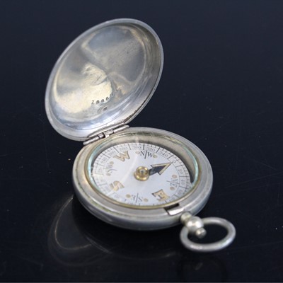 Lot 94 - A WW I Dennison Mk VI nickel cased pocket...