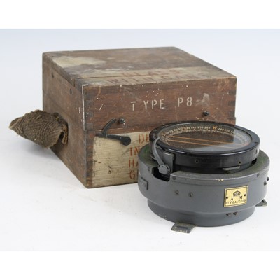 Lot 34 - A WW II R.A.F. Type P8 flying compass, serial...