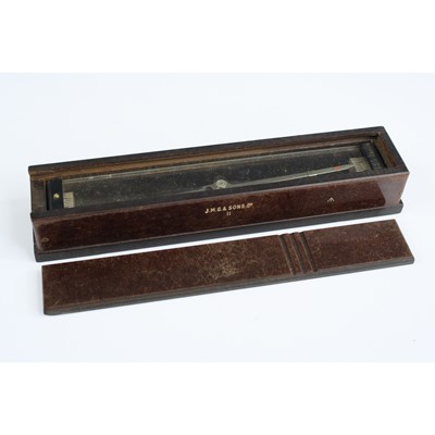 Lot 54 - A British military issue trough compass, the...