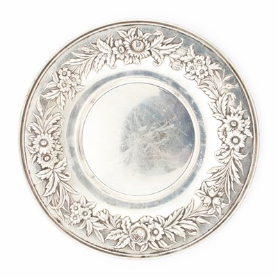 Lot 75 - A late 19th century American silver dish, of...