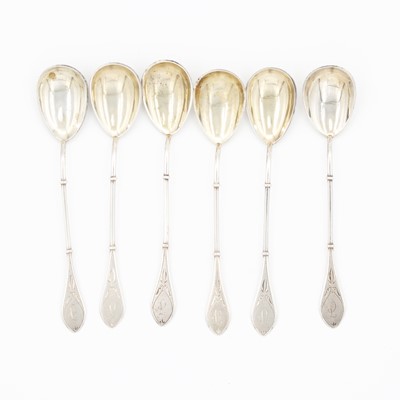 Lot 89 - A set of six late 19th century Norwegian...