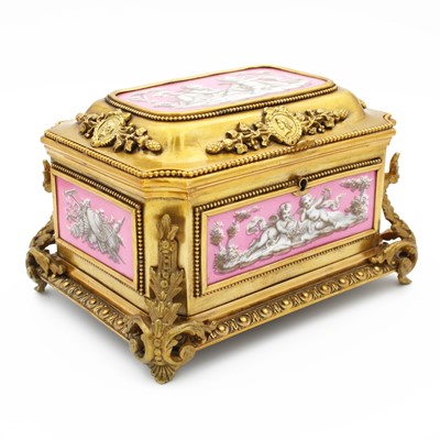 Lot 169 - A late 19th century French porcelain and...