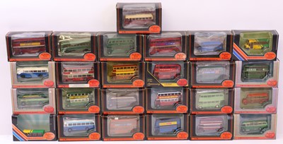 Lot 107 - One tray of EFE diecast 1:76 scale buses, to...