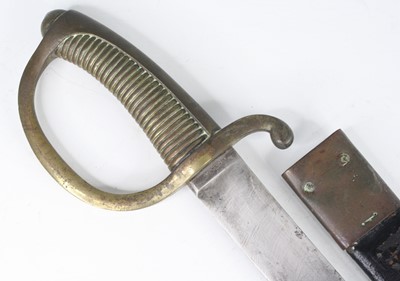 Lot 143 - A French model 1816 briquet short sword, the...