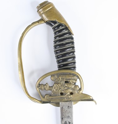 Lot 201 - An 1899 pattern Prussian Officers sword, the...