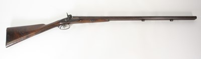 Lot 359 - A 19th century muzzle loading side by side...