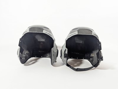 Lot 7 - A pair of RAF Typhoon helmet shells, a pair of...