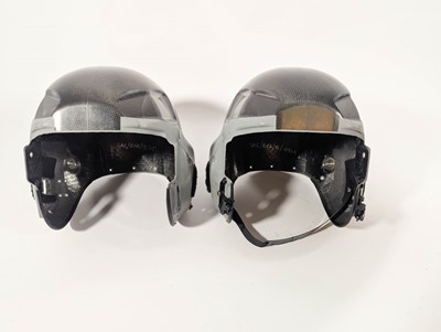 Lot 7 - A pair of RAF Typhoon helmet shells, a pair of...