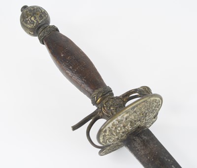 Lot 146 - An 18th century French small sword, having an...